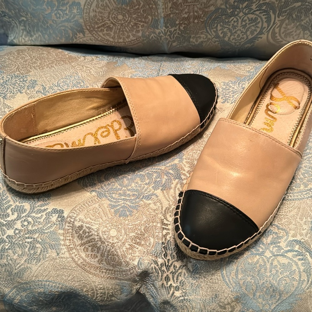 Sam Edelman Women’s Krissy Espadrilles, classic tan/black.